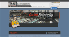 Desktop Screenshot of garelectroforming.com